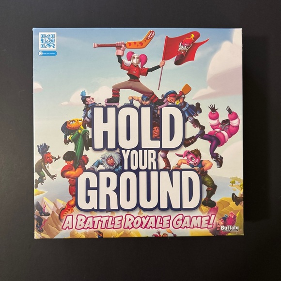 Buffalo David Bitton Other - Buffalo David Bitton Hold Your Ground Board Game – Red, Pink, Blue Artwork